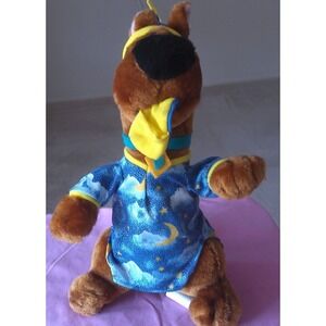 Vintage Scooby Doo Bed Time Pajamas 1998 - 12 Inch Plush Stuffed Cartoon Network